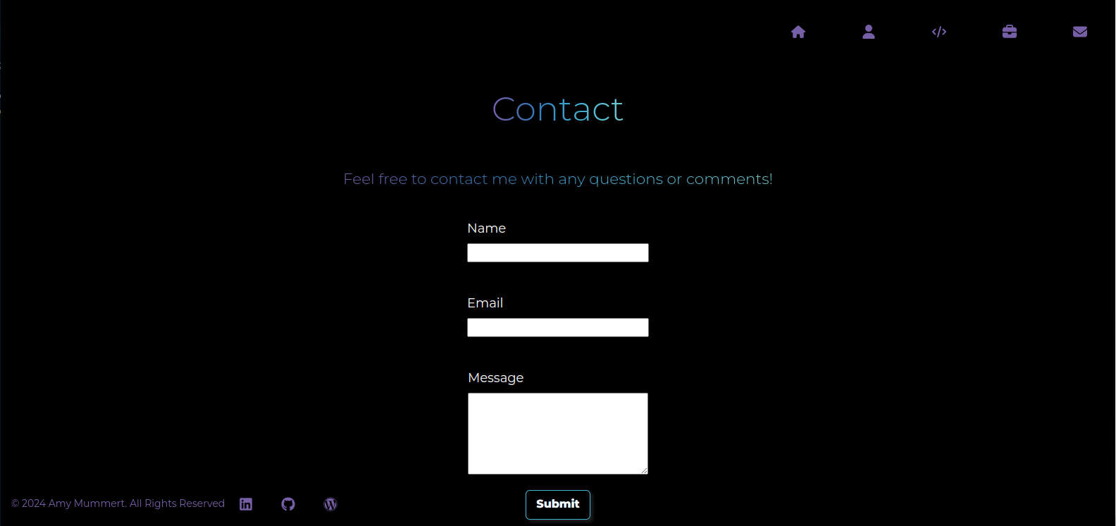 Web Developer Contact